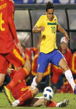 [足球友谊赛]巴西VS罗马尼亚[20110608]